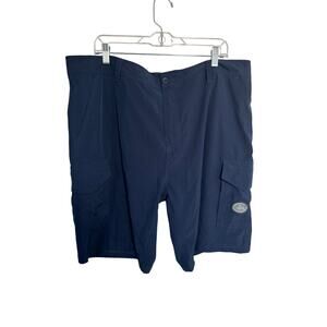 Go Barefoot Mens Cargo Shorts Navy Hawaii Hiking Size 40